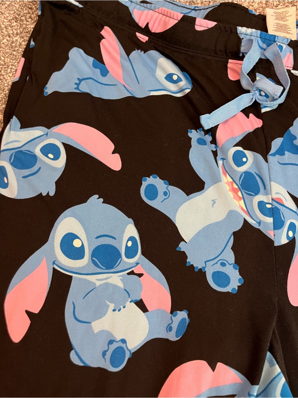Stitch Print Pajama Pants